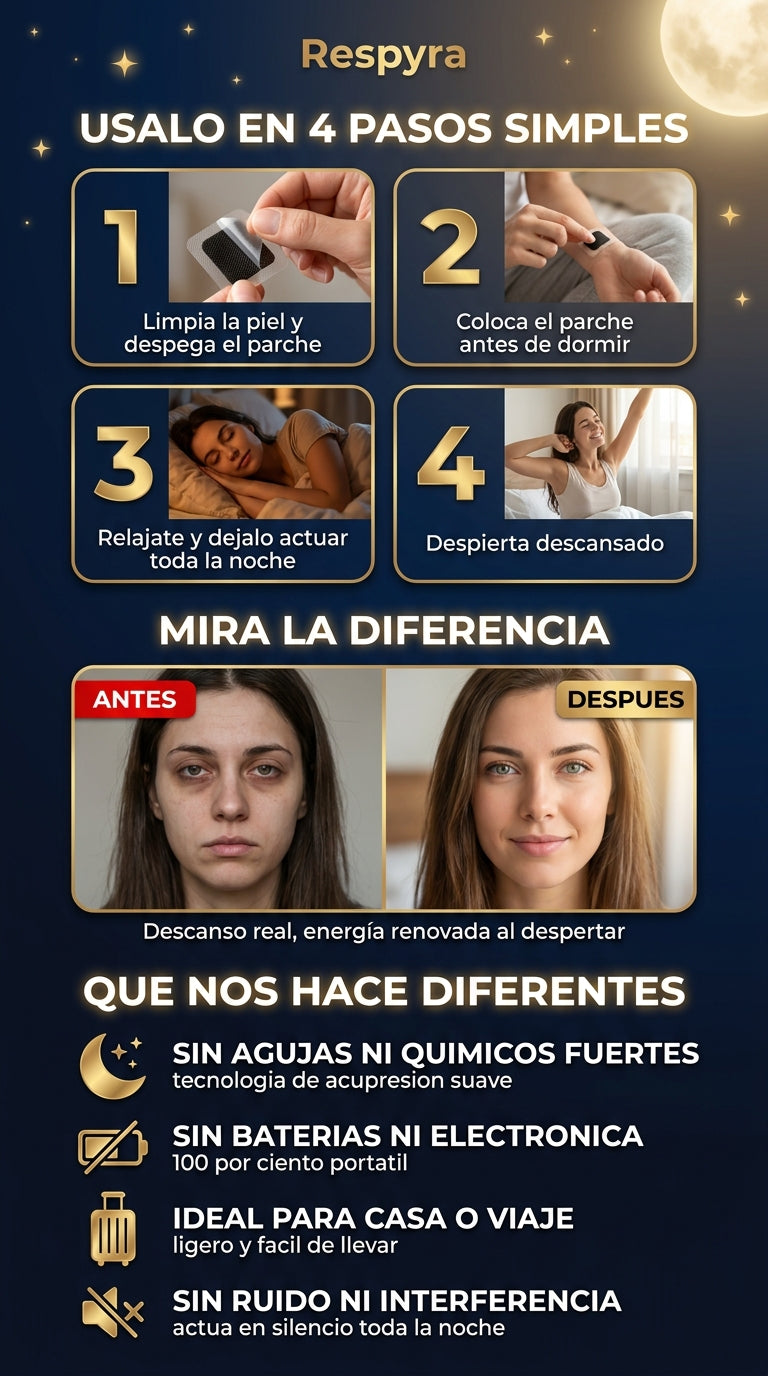 Sleep Patch - usalo en 4 pasos